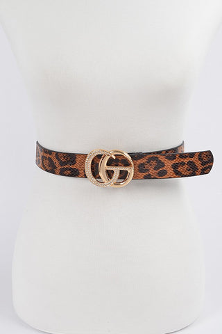 Leopard and Boujee Belt* REGULAR**