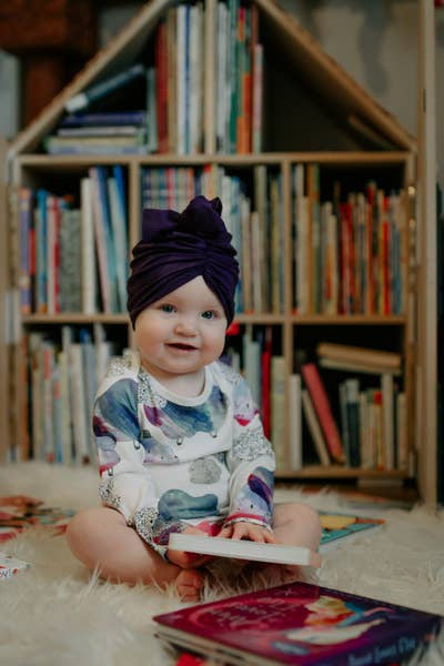 Eggplant Classic Head Wrap Cap