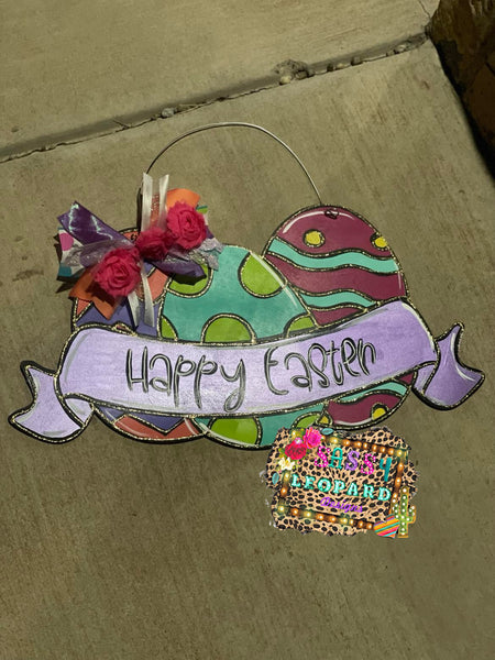 Happy Easter Egg Door Hanger