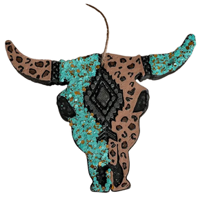 Cheetah Print Bull Skull Smelly Jelly