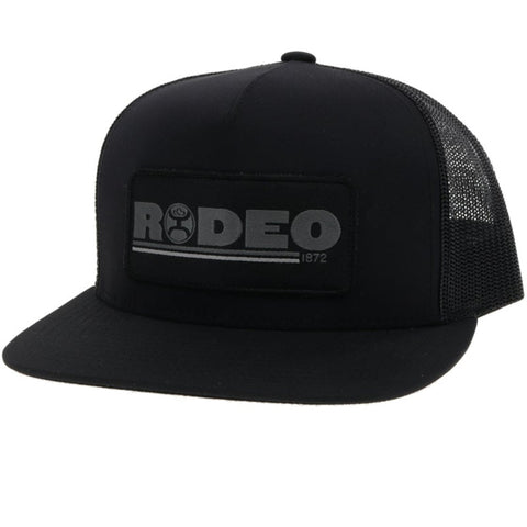 "RODEO" GREY/BLACK Hooey Hat