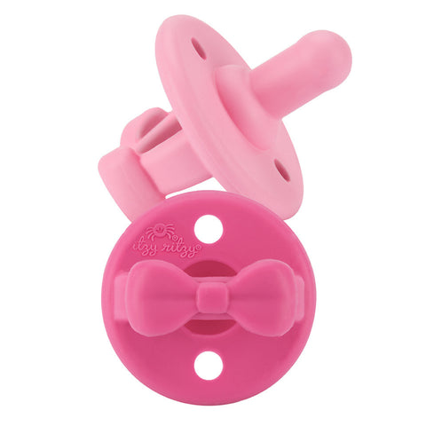 Cotton Candy + Watermelon Bows Sweetie Soother Pacifier