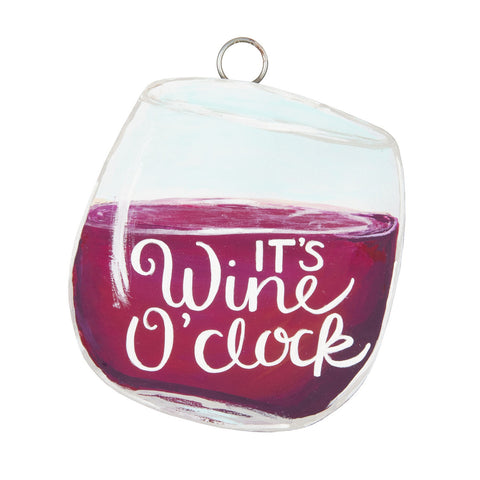 Mini "Wine O'clock" Charm