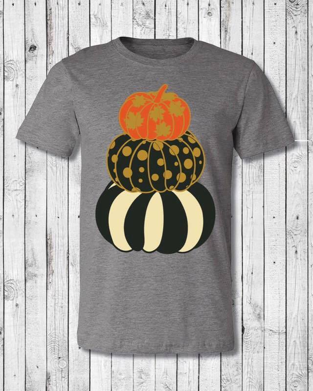 Triple Stack Pumpkin Tee