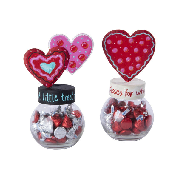 VALENTINE HEART JARS