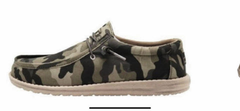 MEN'S Wally Camo Hey Dude**IN STOCK**