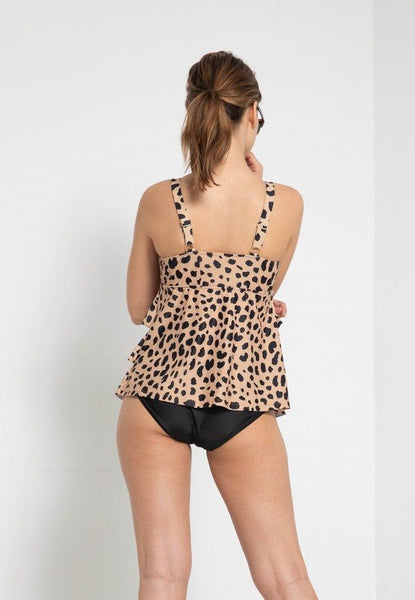 Leopard Ruffle 1 piece