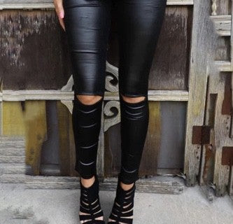 Faux Leather Leggings
