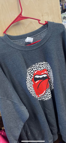 Leopard Tongue Sweatshirt