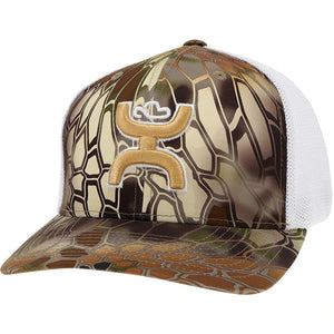 "BASS" FLEXFIT TAN/WHITE Hooey Hat