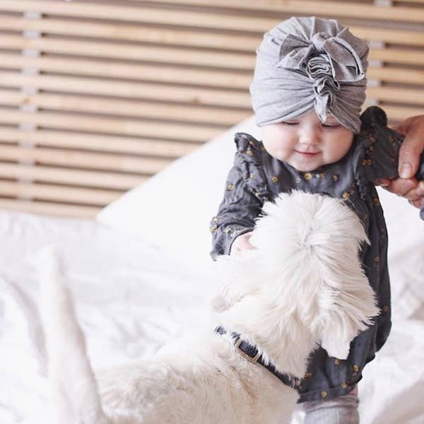 Heather Grey Vintage head Wrap Cap
