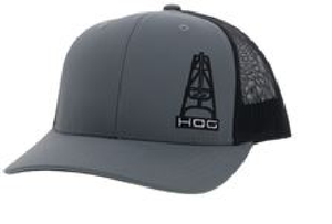 "HOG" Grey/Black Trucker Hat