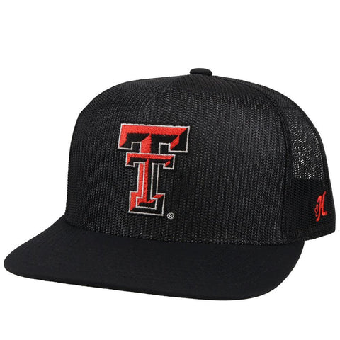 BLACK TEXAS TECH HAT W/ DOUBLE T LOGO