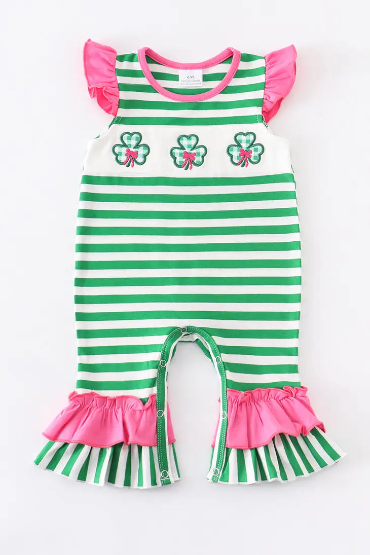 Girls Clover Romper