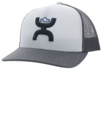 "Sterling" Hooey White / Grey Trucker Hat