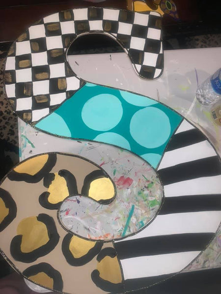 30" Initial Door Hanger