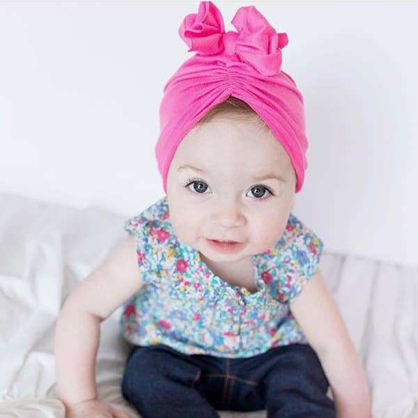Hot Pink Classic Head Wrap Cap
