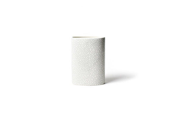Stone Small Dot Mini Oval Vase