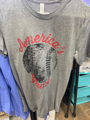 America's Game Baseball Tee