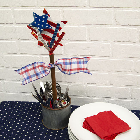 Double Star Flag Finial