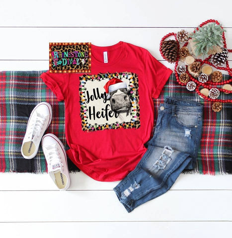 Red Jolly Heifer Tee