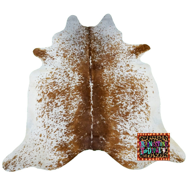 Brazilian  Salt and Pepper Cowhide Rug Large size**Multiple Colors**