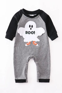 Boo ghost boy romper