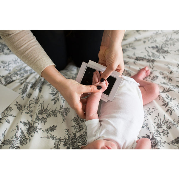 Black Handprint or Footprint Clean-Touch Ink Pad