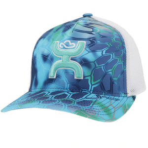 "BASS" BLUE/WHITE Hooey Hat