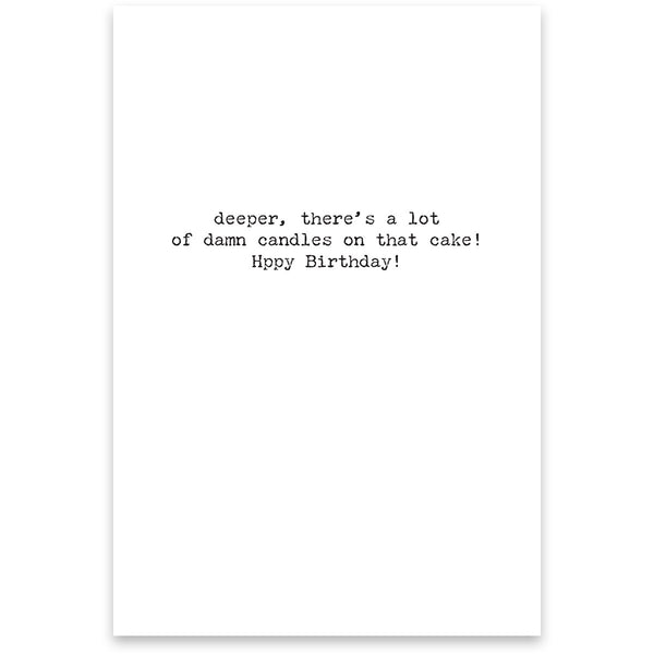 Greeting Card - Deep Breath