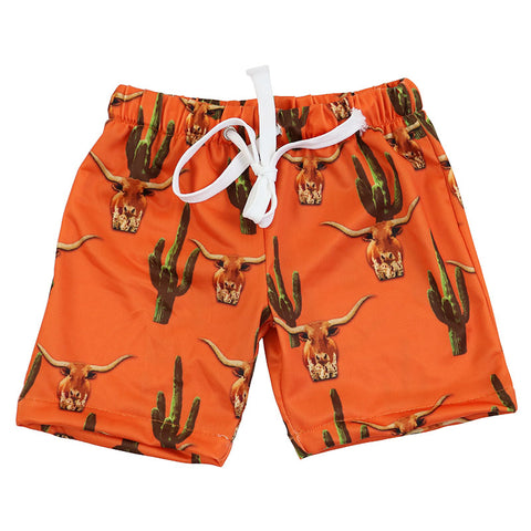 Western Cow Kids Shorts/Swim Trunks
