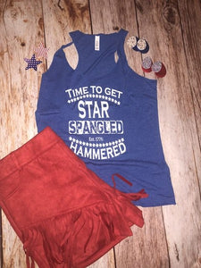 Star Spangled Hammered Tank