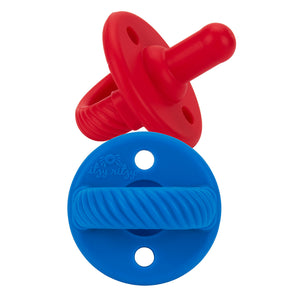 Hero Red + Hero Blue Cables Sweetie Soother Pacifiers