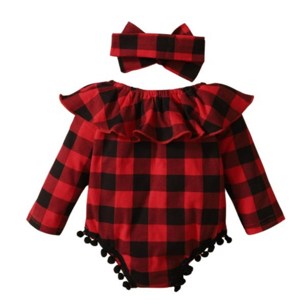 Plaid 2pc Romper**MULTIPLE COLORS**