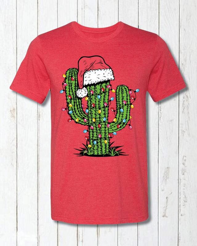 Cactus Christmas Tee