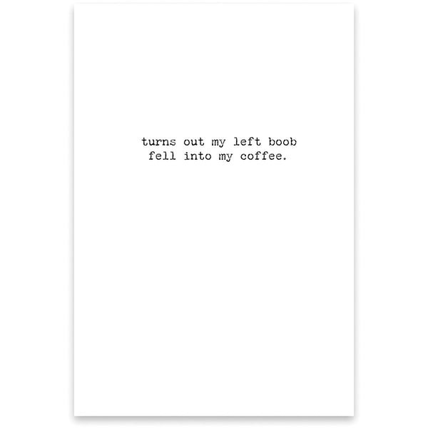 Greeting Card - My Coffee