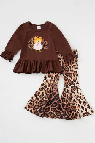 Leopard Turkey Bell Pant Outfit