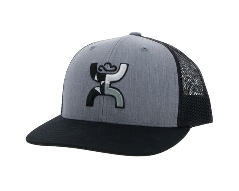 "Texican" Hooey, Grey/Black Trucker YOUTH Hat