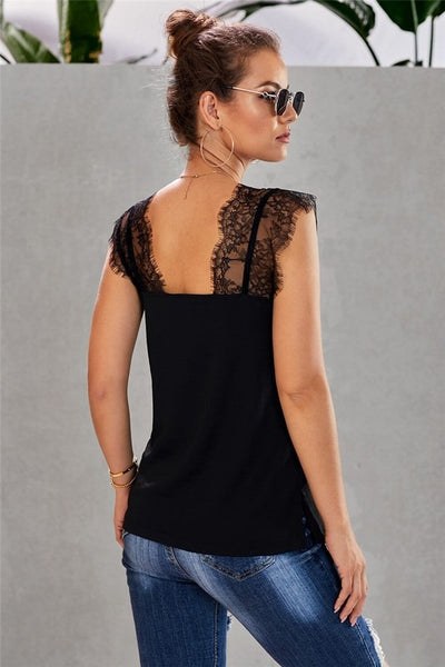 LC Black Lace Tank