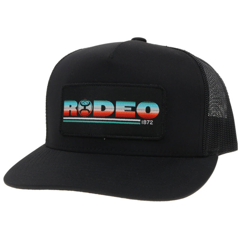 "RODEO" SERAPE/BLACK Hooey Hat