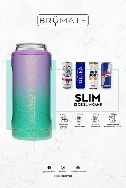 HOPSULATOR SLIM | GLITTER RAINBOW (12OZ SLIM CANS)