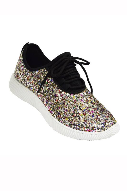 Rainbow Glitter Bomb Sneaker