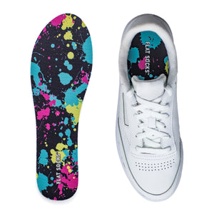 Flat Socks- Paint Splatter