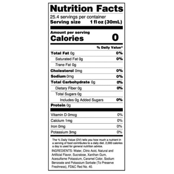 Skinny Cherry Syrup - Flavor Infusion