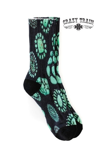 High Steppin Socks*Turquoise*