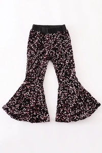 Multi Pink Sequin Bell Pants