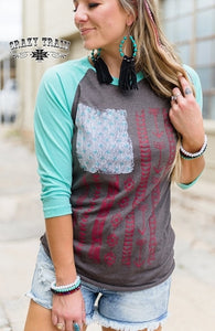 Live Free Baseball Raglan