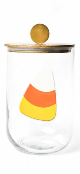 Mini Wooden Lid Glass Jar