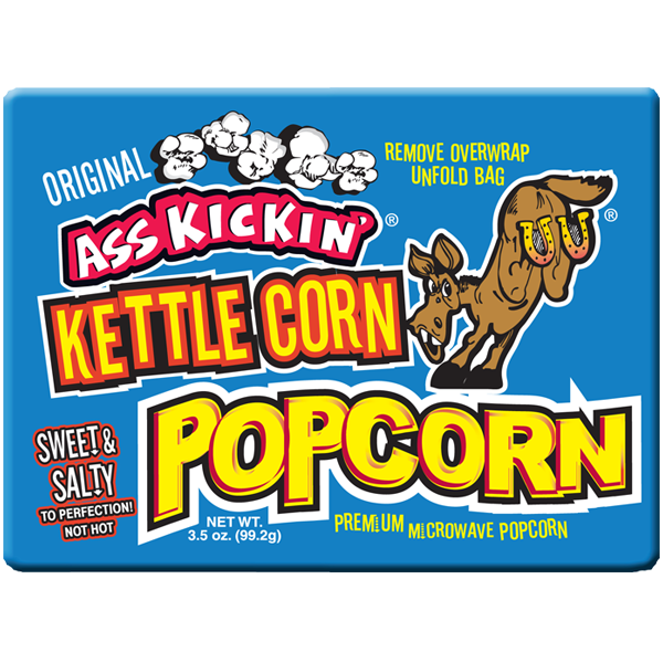 Ass Kickin’ Kettle Corn Popcorn