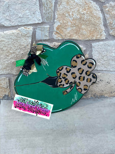 St. Patty's Lip Door Hanger